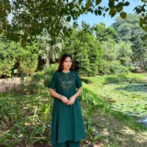 Green Kurta - Image 4