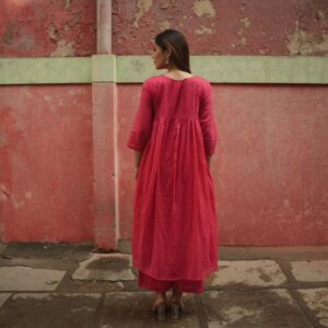 BERRY PINK KURTA SET - Image 7