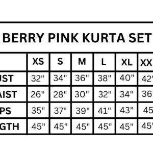 BERRY PINK KURTA SET - Image 8
