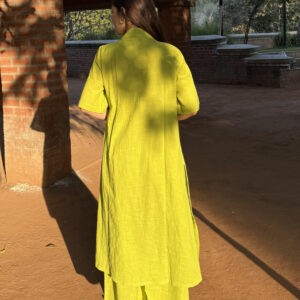 PARROT GREEN KURTA SET - Image 6