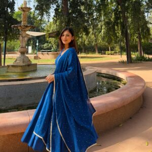 BLUE KURTA SET - Image 7