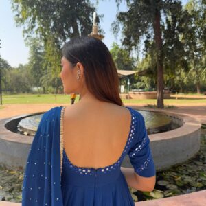 BLUE KURTA SET - Image 6