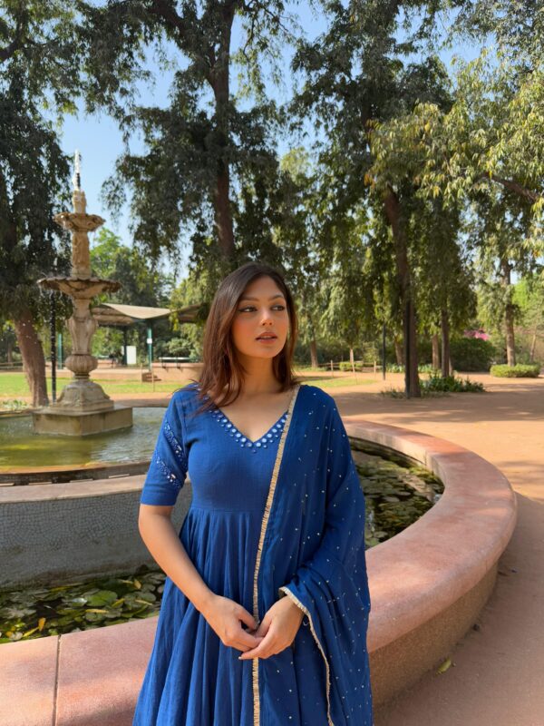 Blue kurta set(4)