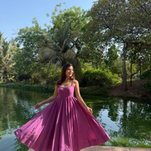 ORCHID PLUM KURTA SET - Image 3