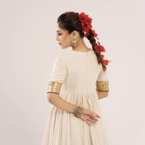 IVORY GRACE ANARKALI SET - Image 3