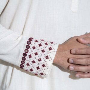 OFF WHITE KURTA - Image 3
